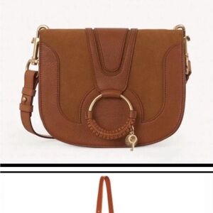 Elegant Brown Leather Shoulder Bag